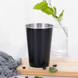 Black Stainless Steel Coffee Mug